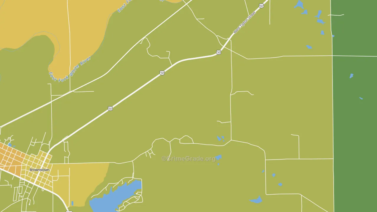 Shields, IN Map of Assault Rates