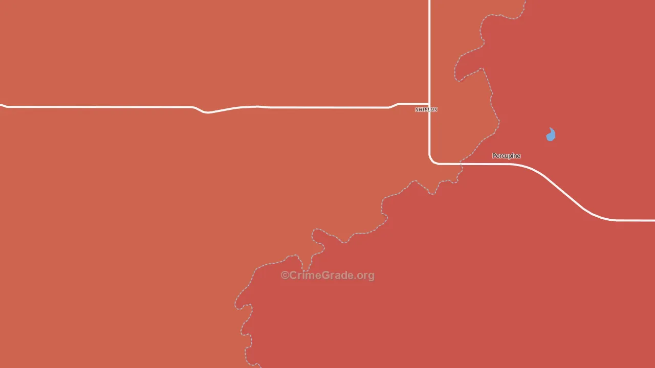 Shields, ND Map of Assault Rates