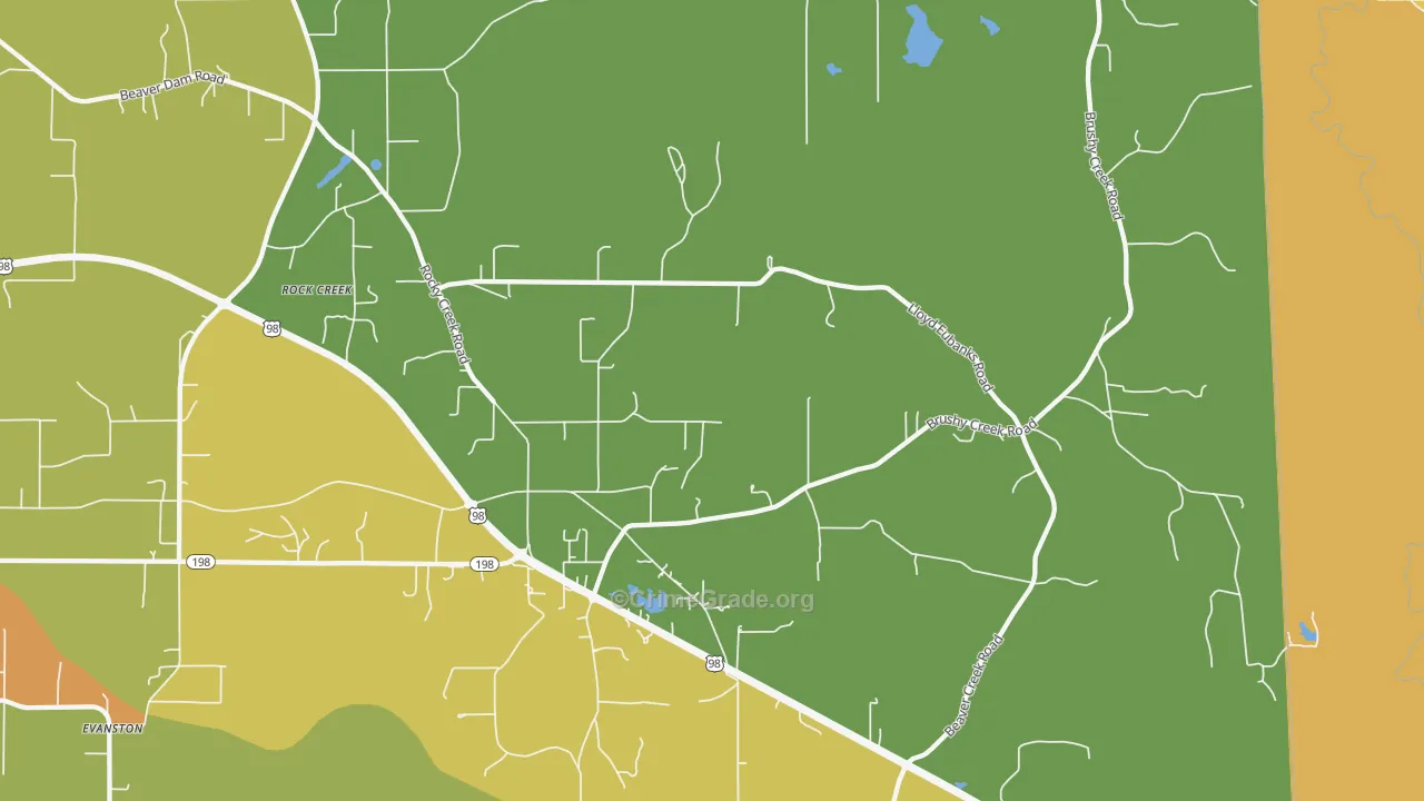 Shipman, MS Map of Assault Rates