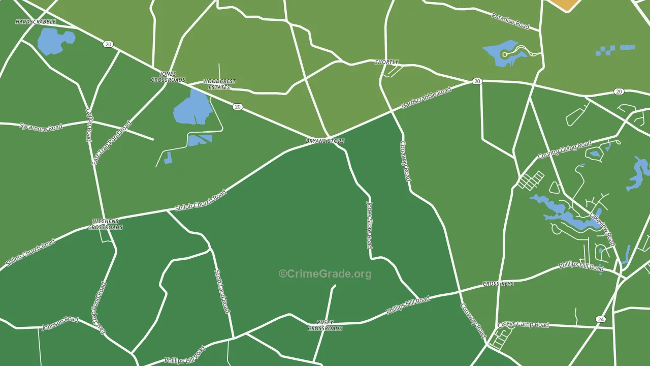 Shortly, DE Map of Assault Rates