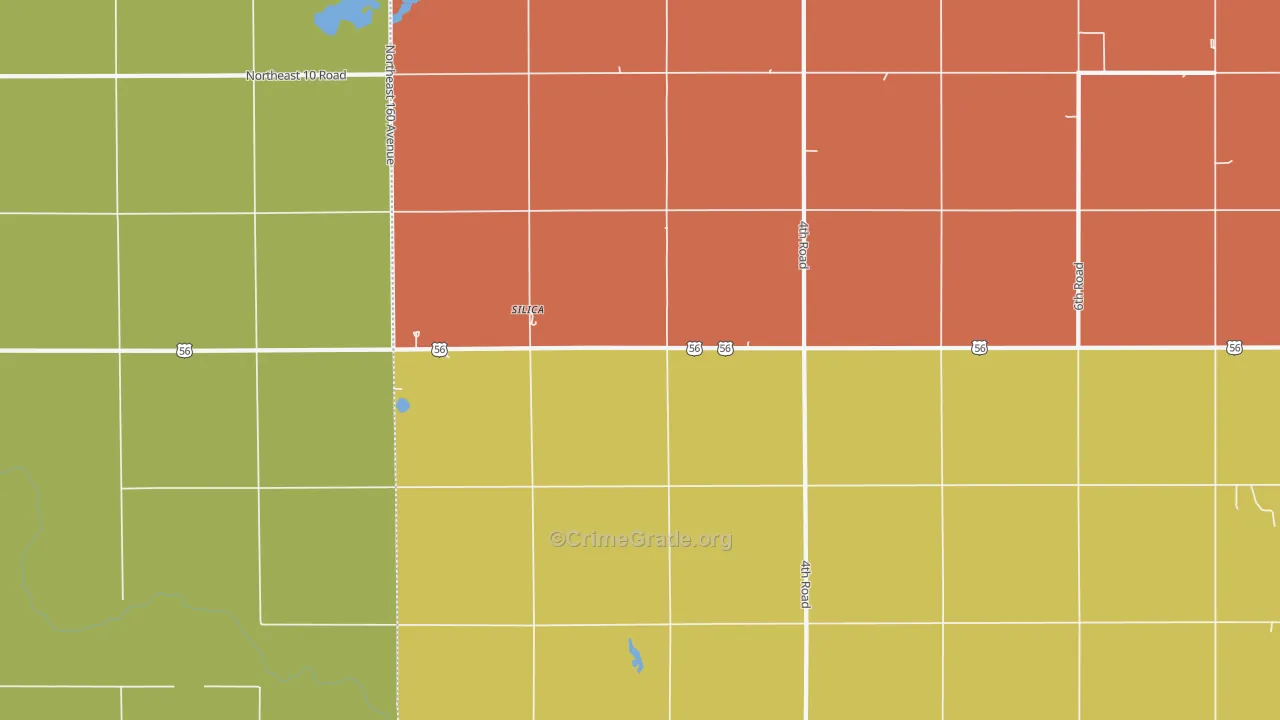 Silica, KS Map of Assault Rates