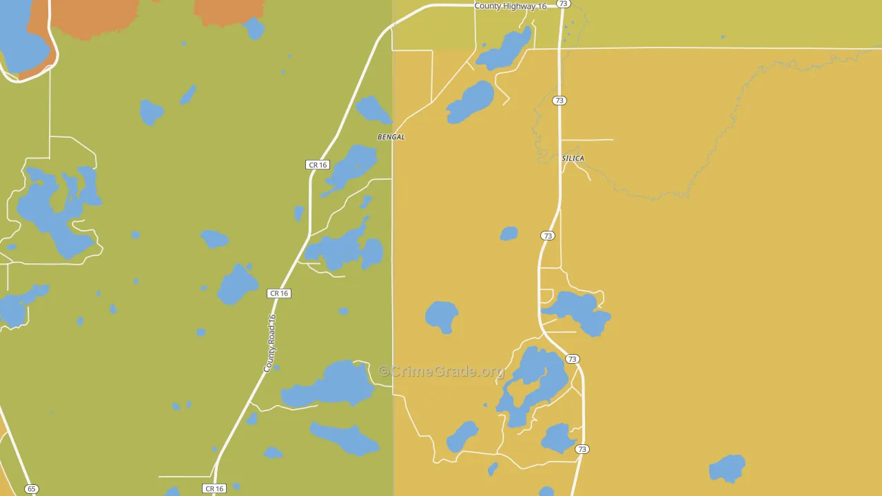 Silica, MN Map of Assault Rates