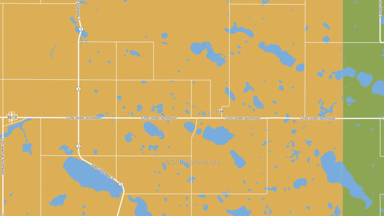 Silva, ND Map of Assault Rates
