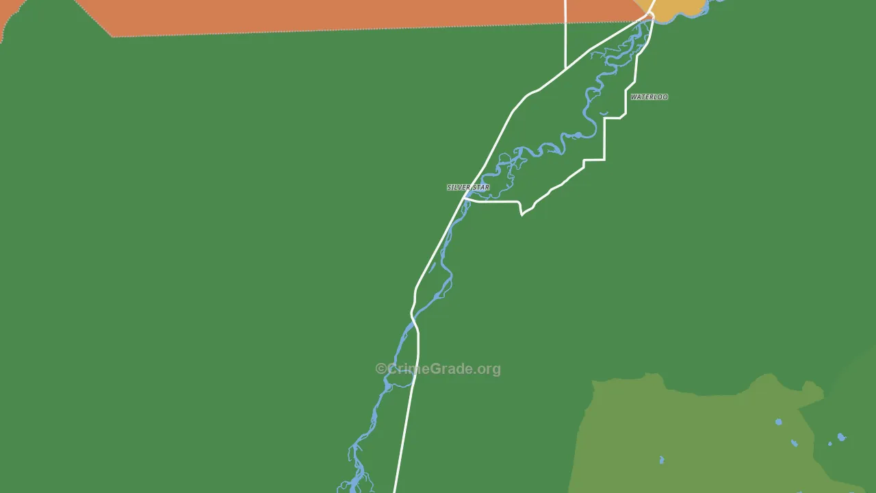 Silver Star, MT Map of Assault Rates