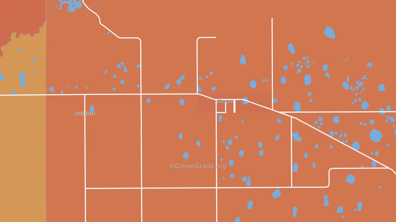 Silverton, TX Map of Assault Rates