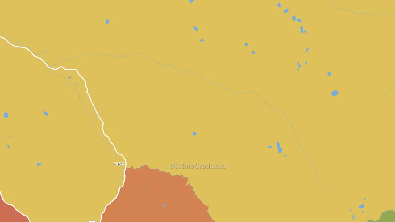 Silverton, WA Map of Assault Rates