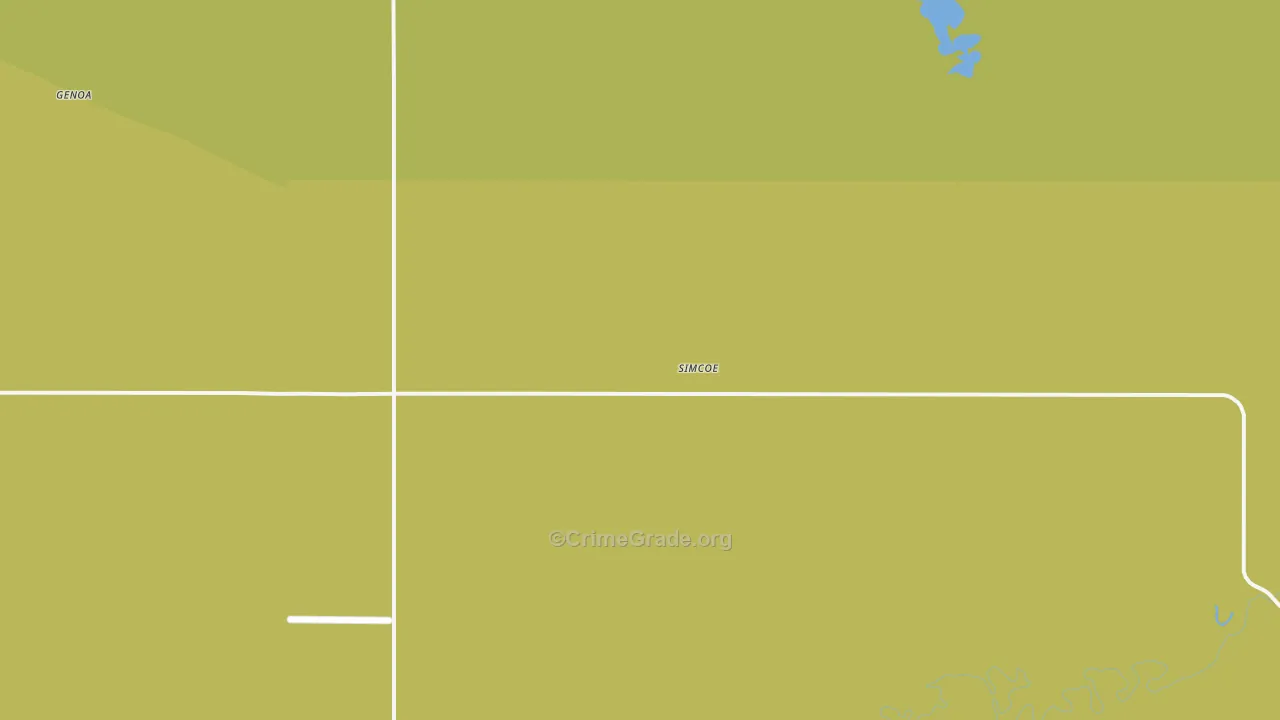 Simcoe, ND Map of Assault Rates