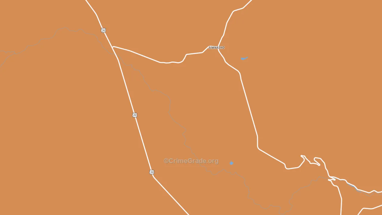 Simnasho, OR Map of Assault Rates