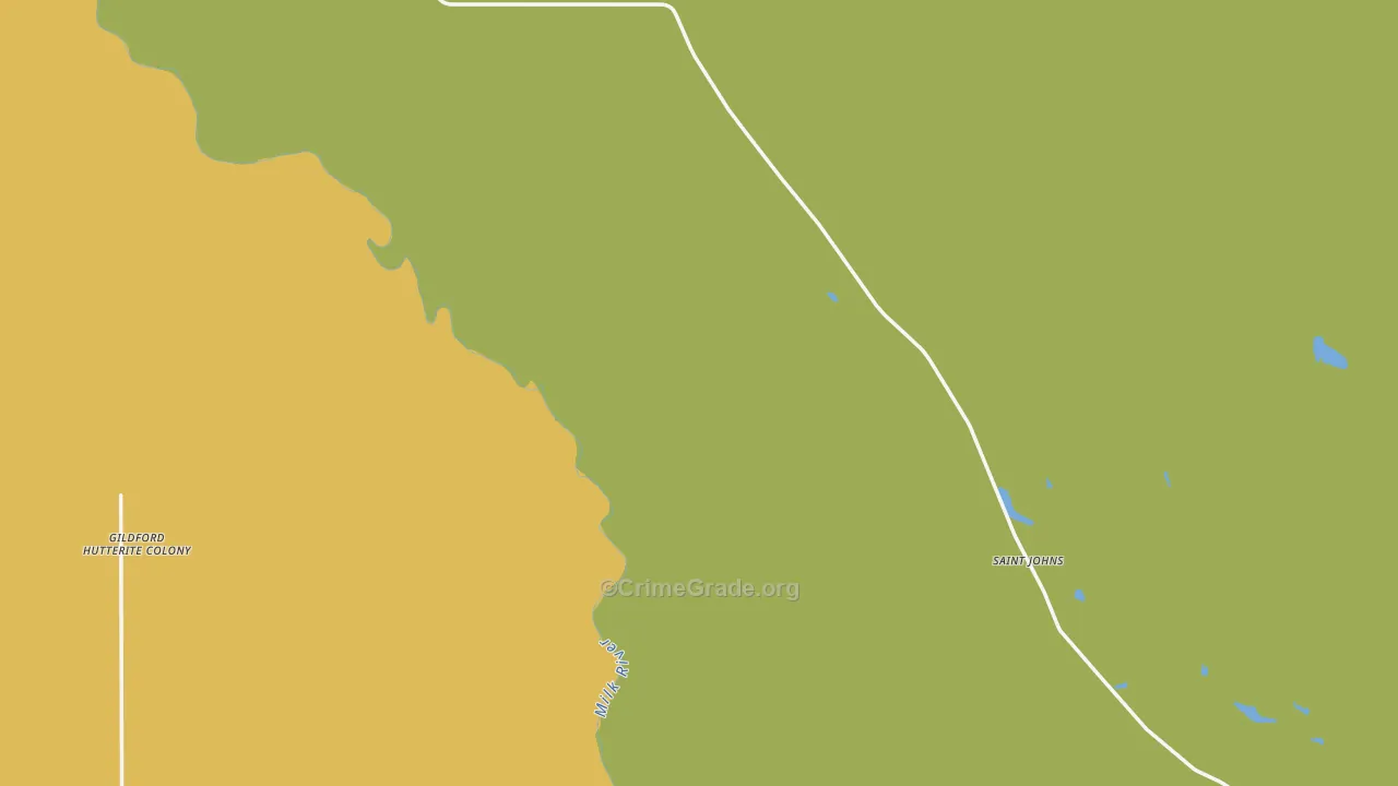 Simpson, MT Map of Assault Rates