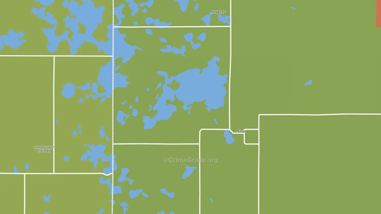 Sinai, SD Map of Assault Rates