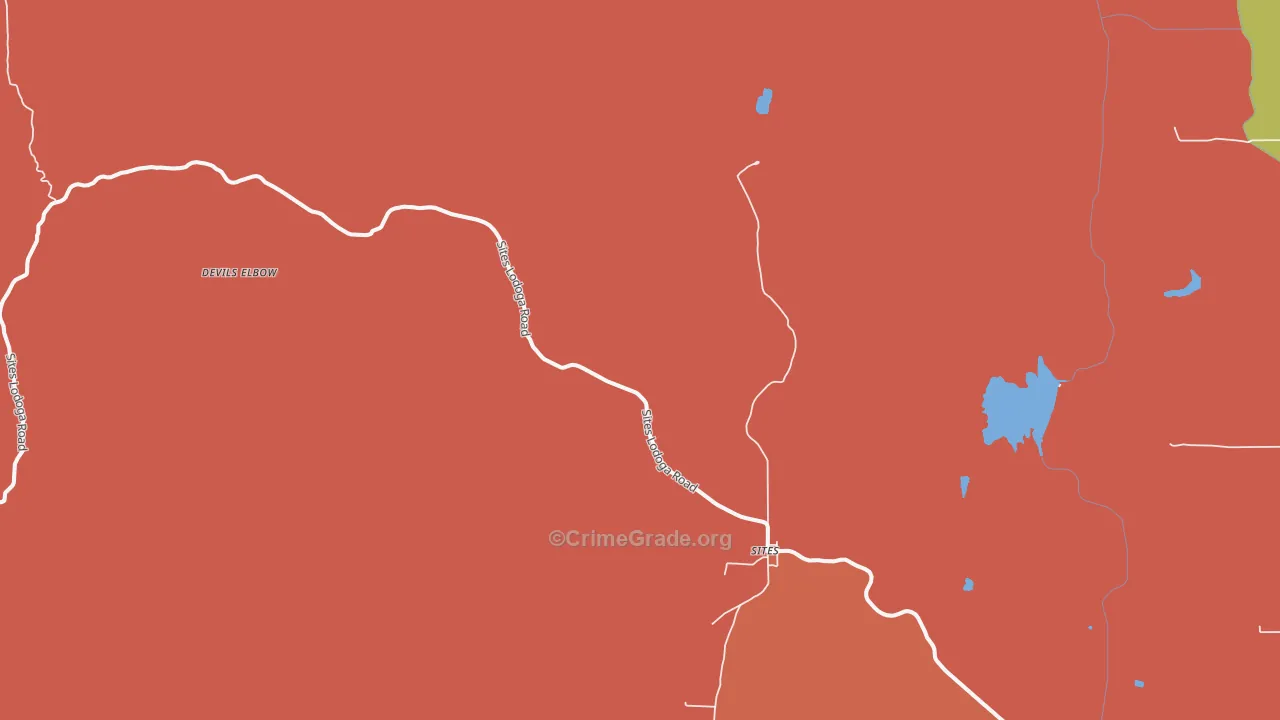 Sites, CA Map of Assault Rates