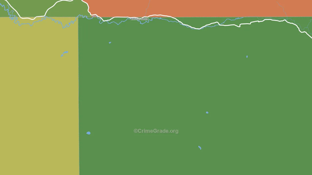 Slater, CO Map of Assault Rates