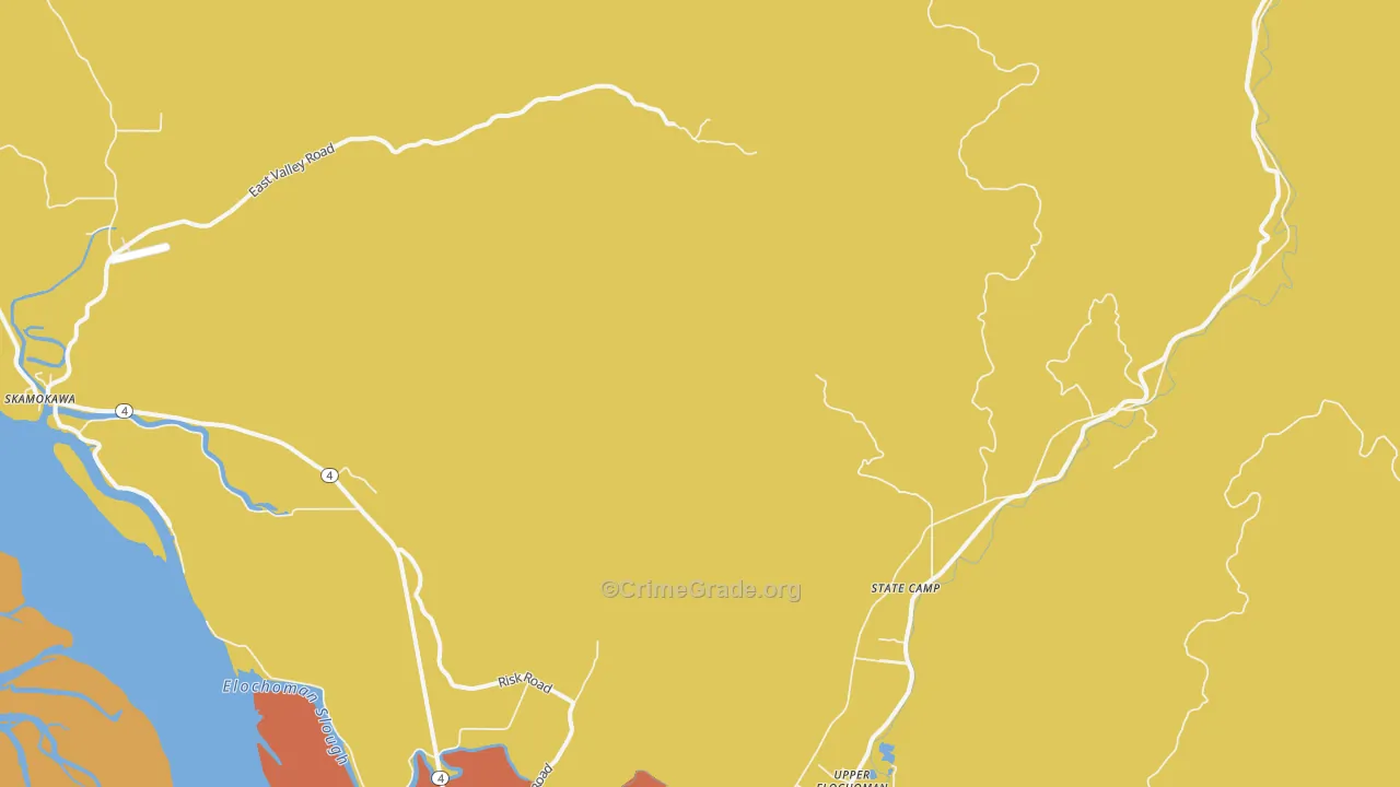 Sleepy Hollow, WA Map of Assault Rates