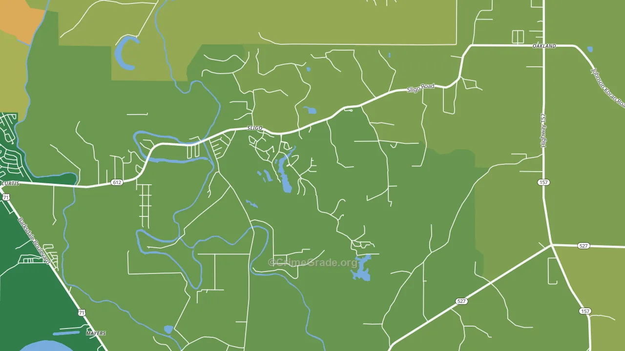 Sligo, LA Map of Assault Rates