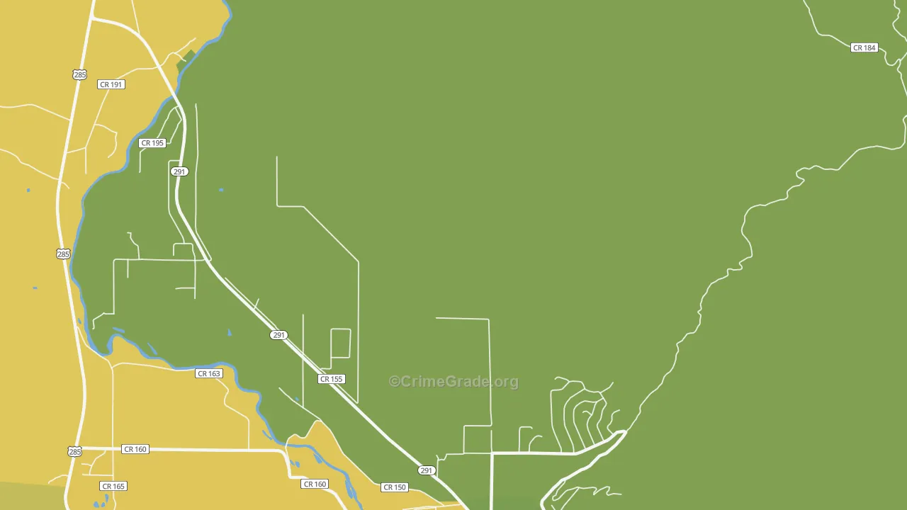 Smeltertown, CO Map of Assault Rates