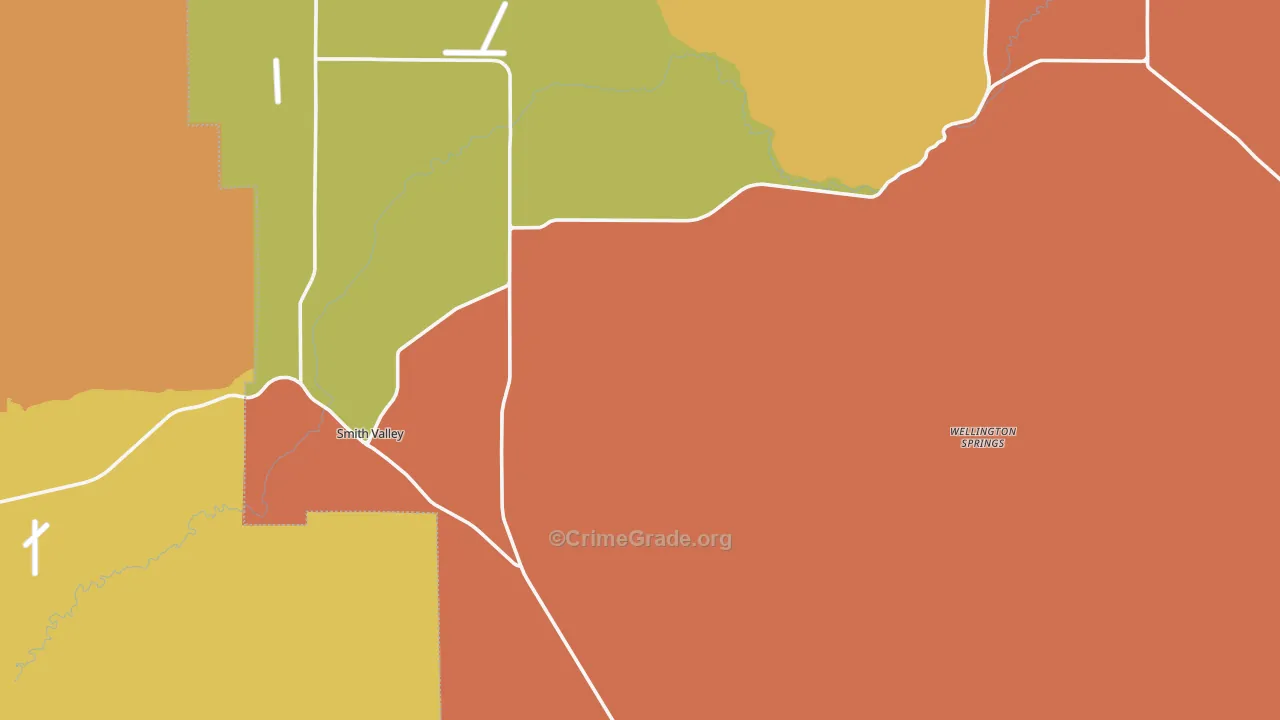 Smith, NV Map of Assault Rates