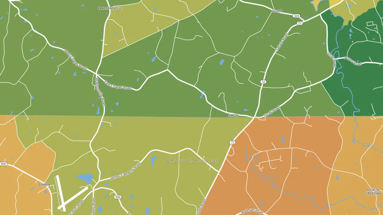 Smith, SC Map of Assault Rates