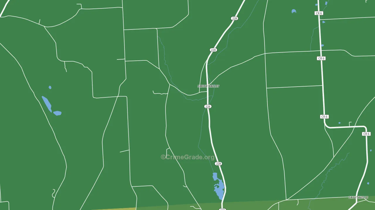 Smith Valley, NY Map of Assault Rates