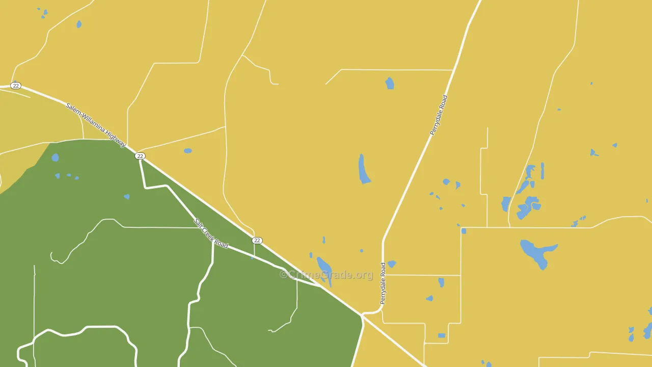 Smithfield, OR Map of Assault Rates