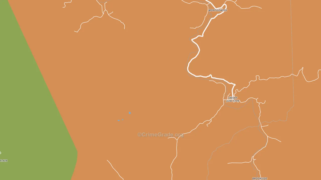 Smoky Junction, TN Map of Assault Rates