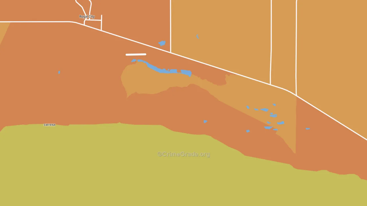 Smyrna, WA Map of Assault Rates
