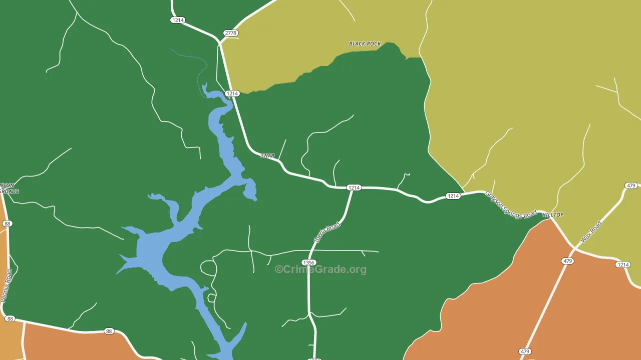 Snap, KY Map of Assault Rates