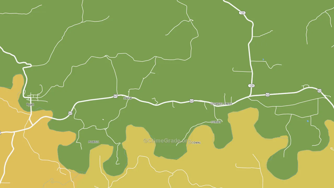 Snow, AR Map of Assault Rates