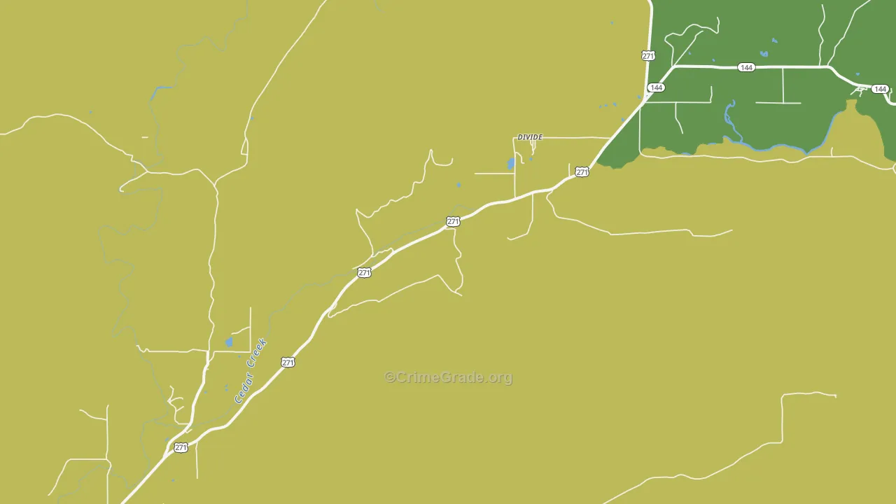 Snow, OK Map of Assault Rates