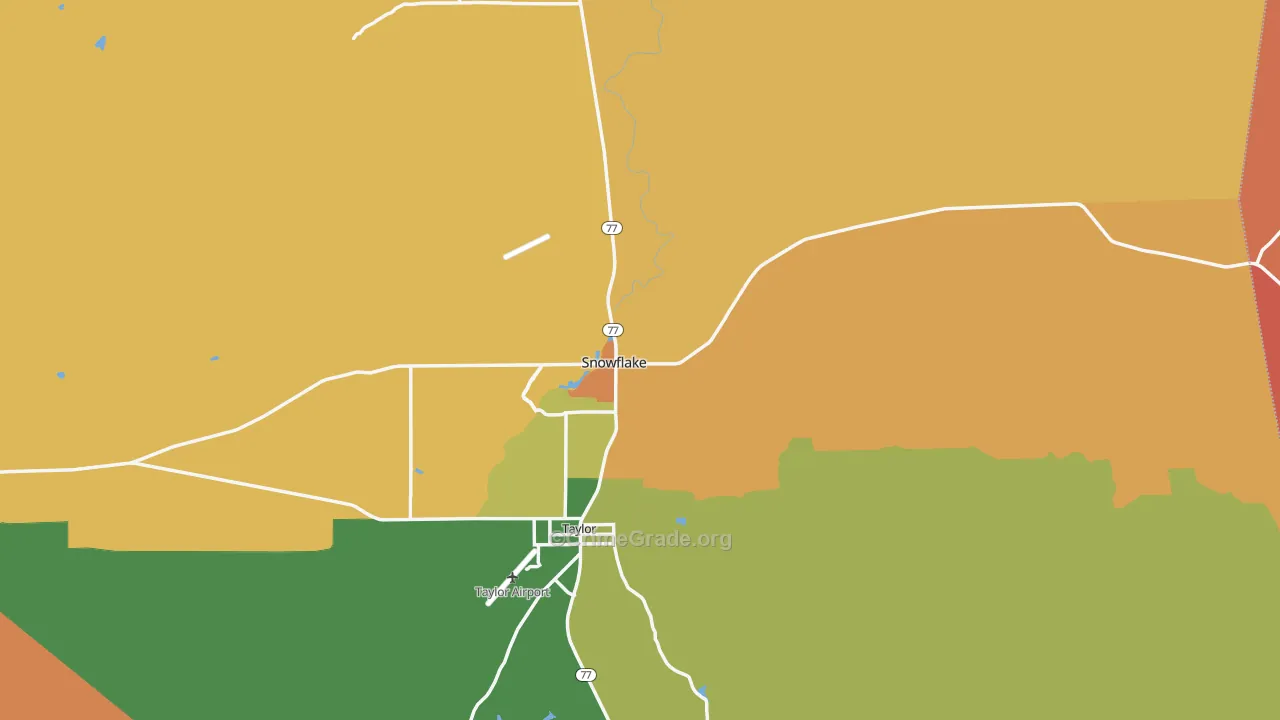 Snowflake, AZ Map of Assault Rates
