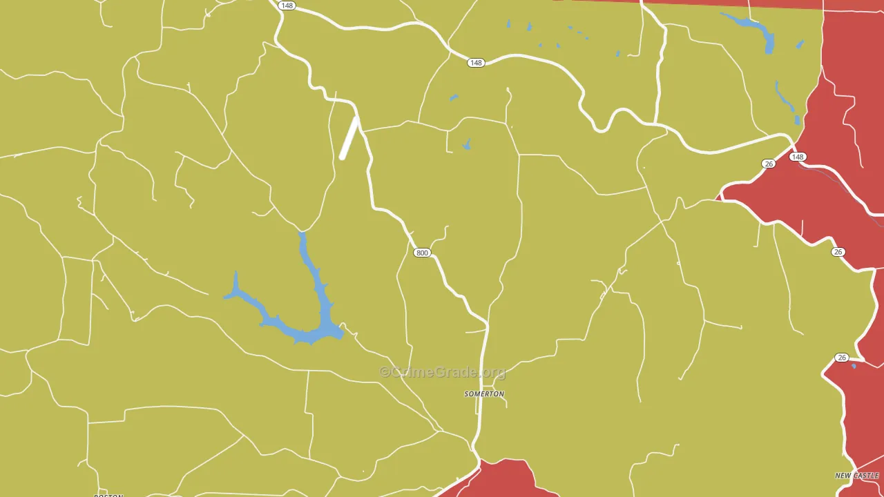 Somerton, OH Map of Assault Rates