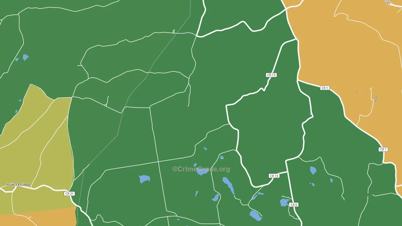 South Berne, NY Map of Assault Rates