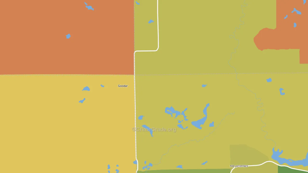South Branch, MI Map of Assault Rates
