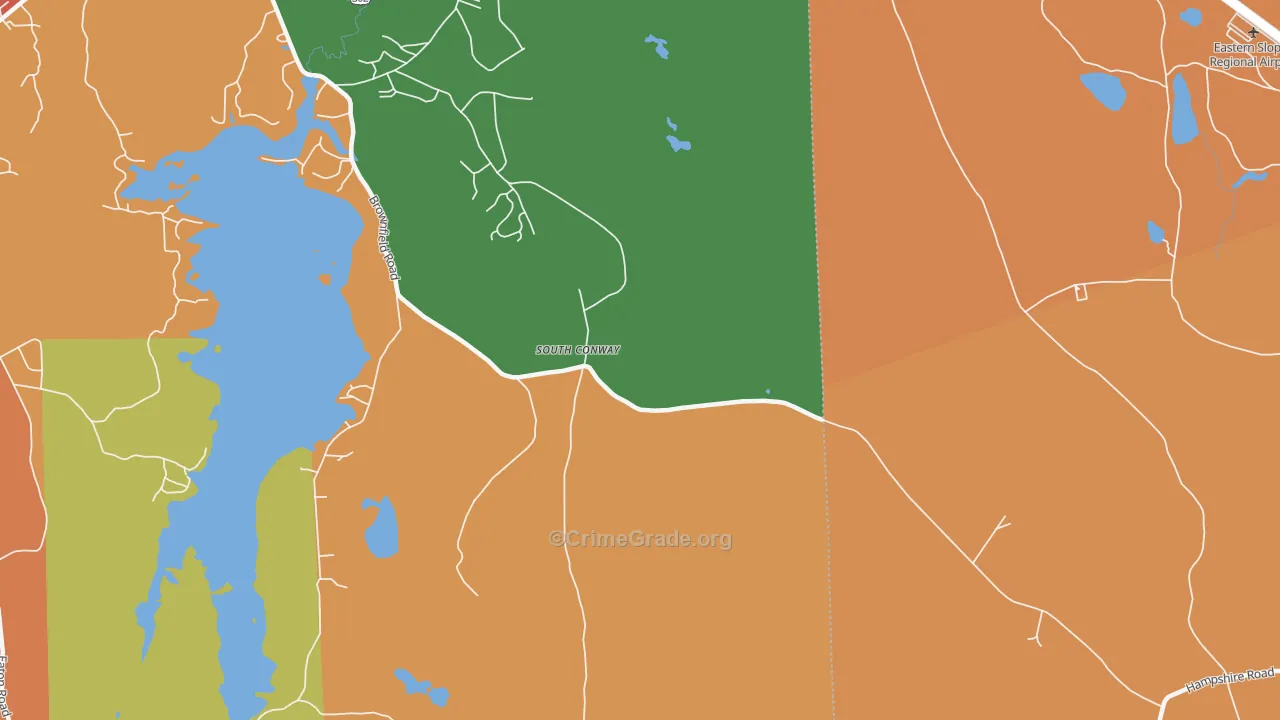 South Conway, NH Map of Assault Rates
