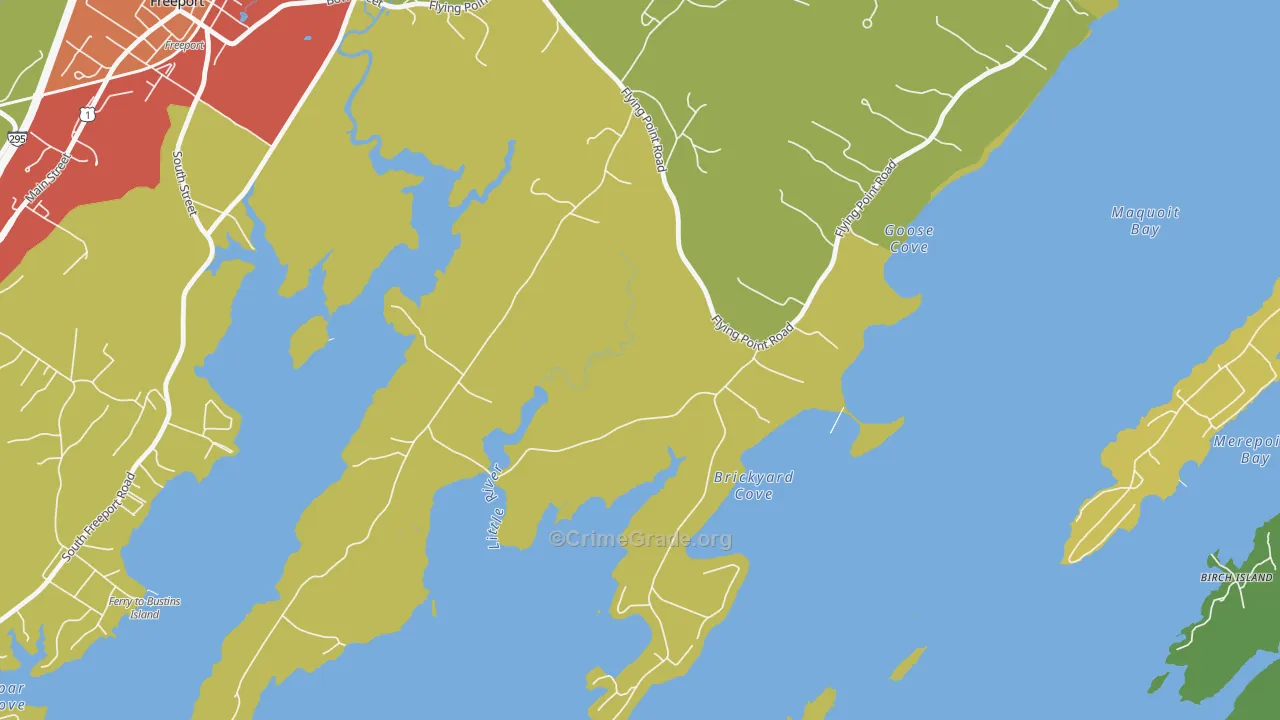 South Durham, ME Map of Assault Rates