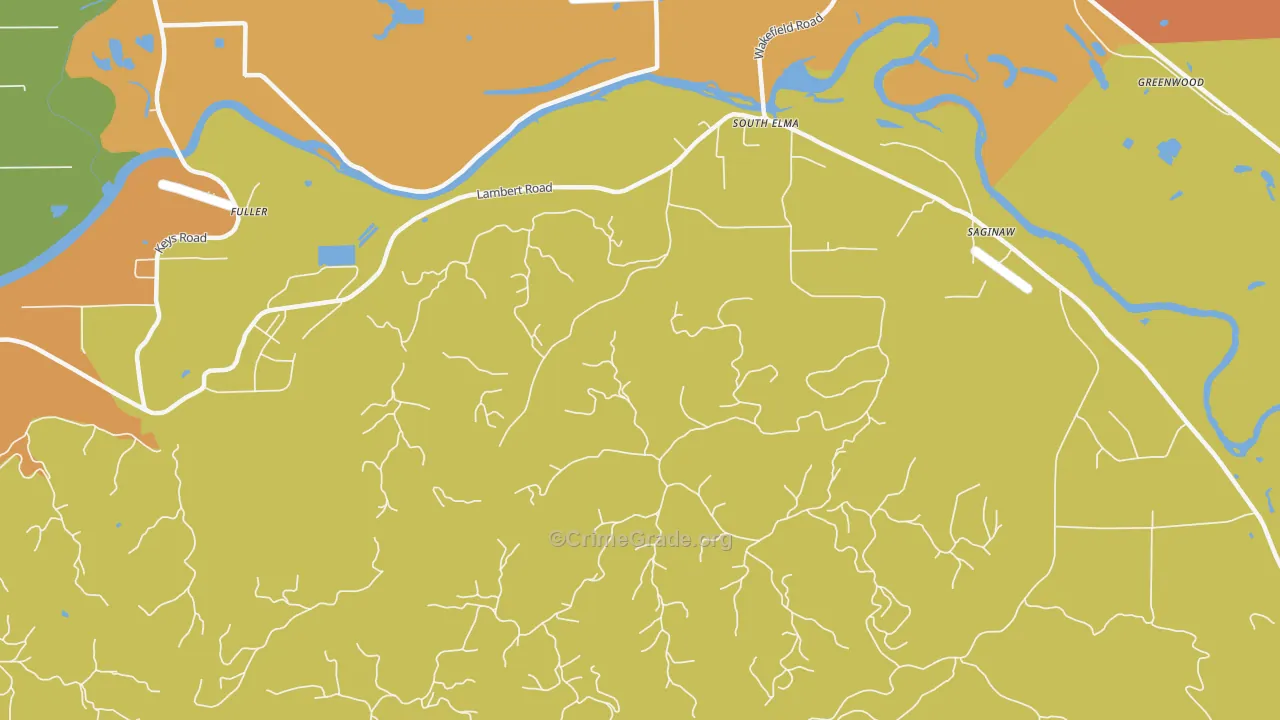 South Elma, WA Map of Assault Rates