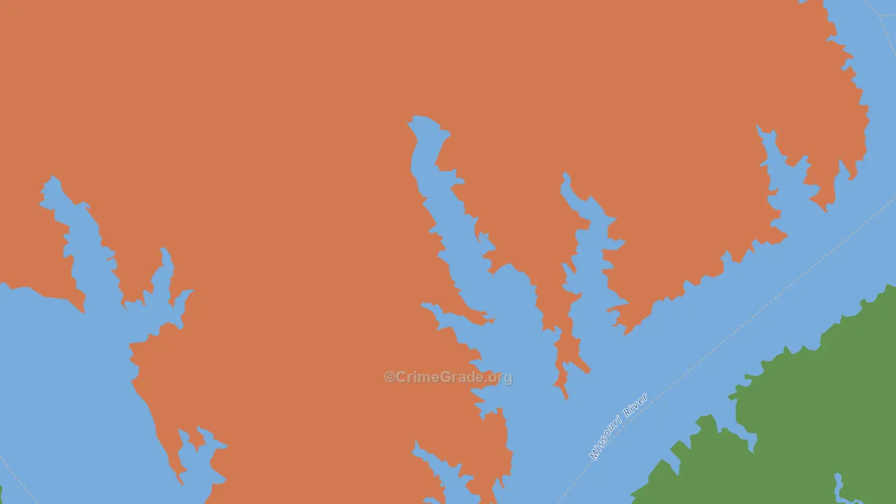 South Forest City, SD Map of Assault Rates