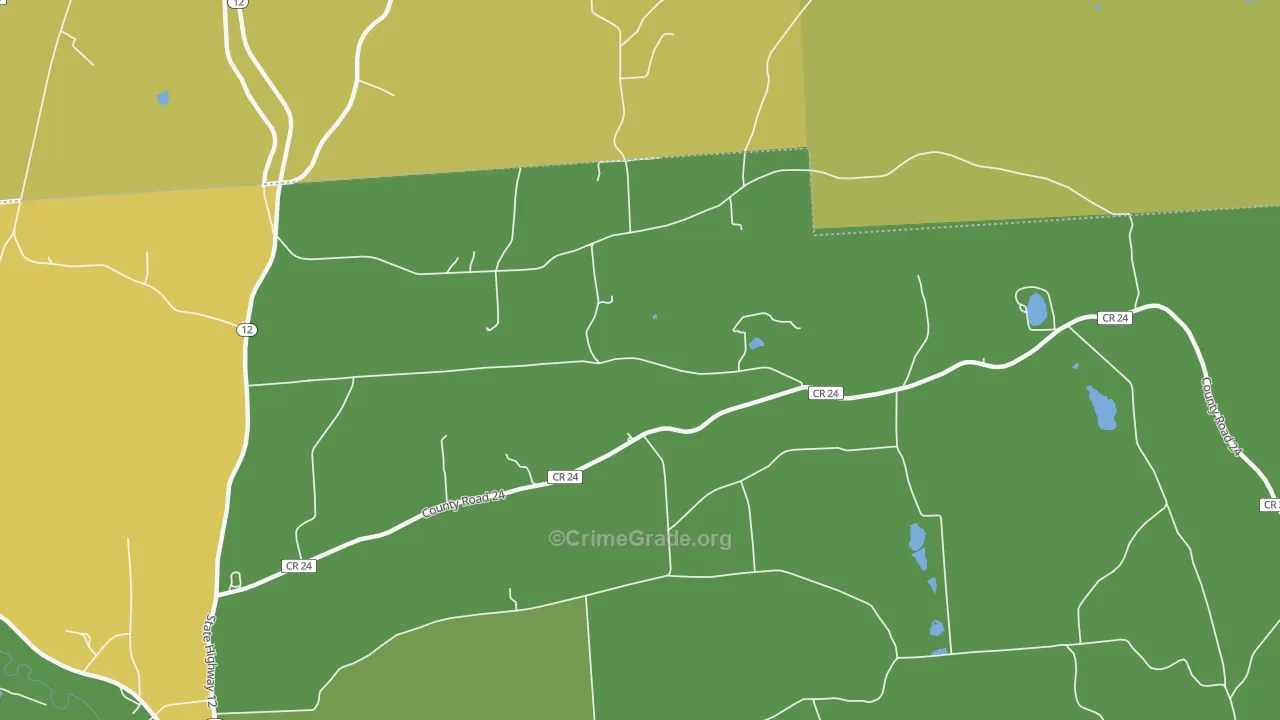 South Hamilton, NY Map of Assault Rates