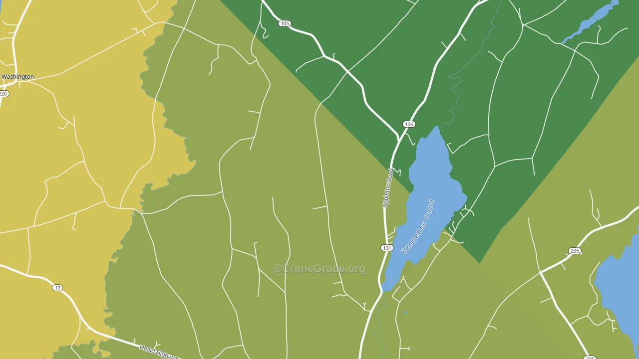 South Hope, ME Map of Assault Rates
