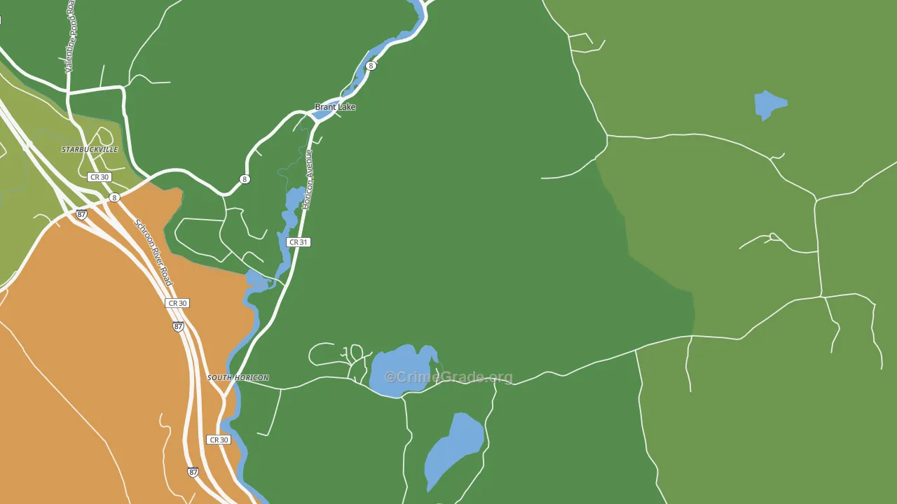 South Horicon, NY Map of Assault Rates