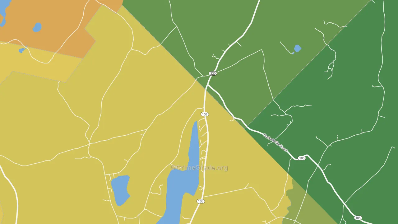South Liberty, ME Map of Assault Rates