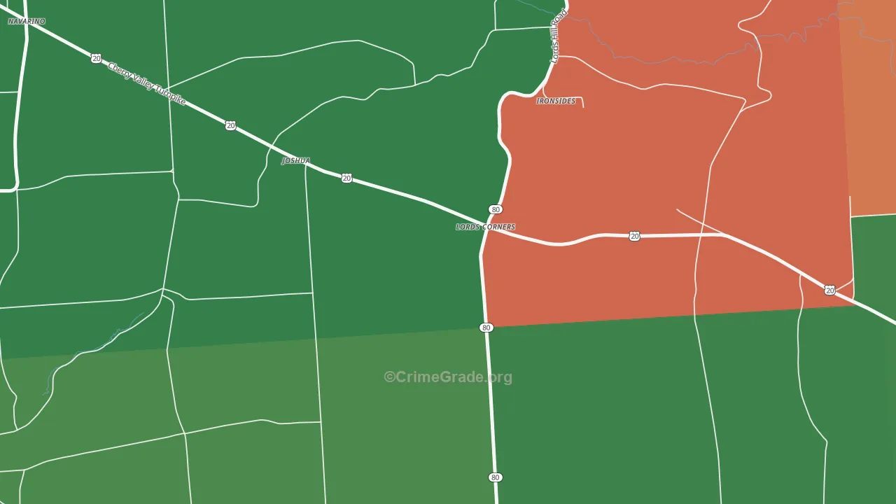 South Onondaga, NY Map of Assault Rates