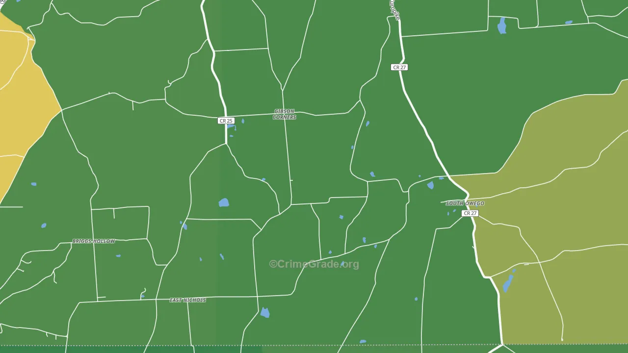 South Owego, NY Map of Assault Rates