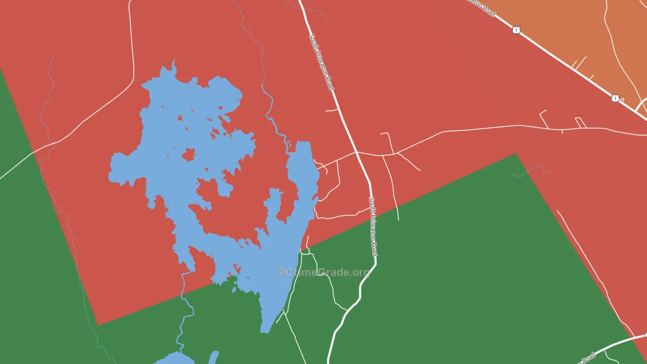 South Princeton, ME Map of Assault Rates