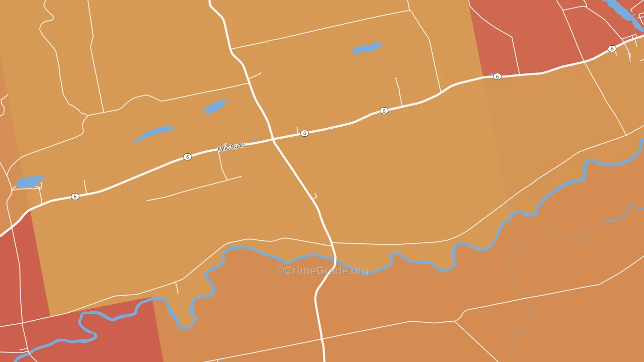South Sebec, ME Map of Assault Rates