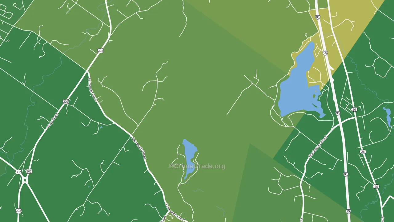 South Windham, ME Map of Assault Rates