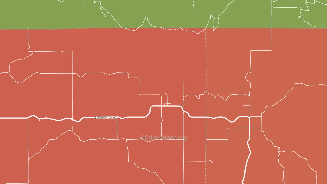 Southwick, ID Map of Assault Rates