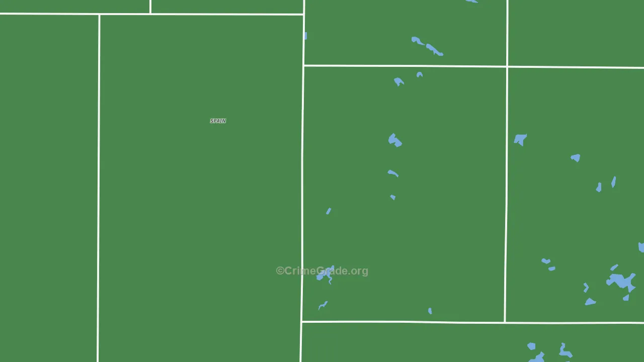 Spain, SD Map of Assault Rates
