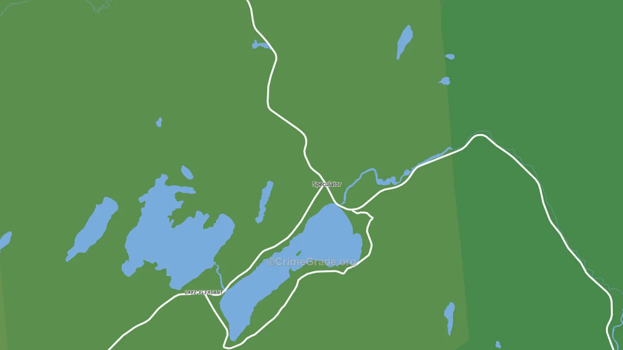 Speculator, NY Map of Assault Rates