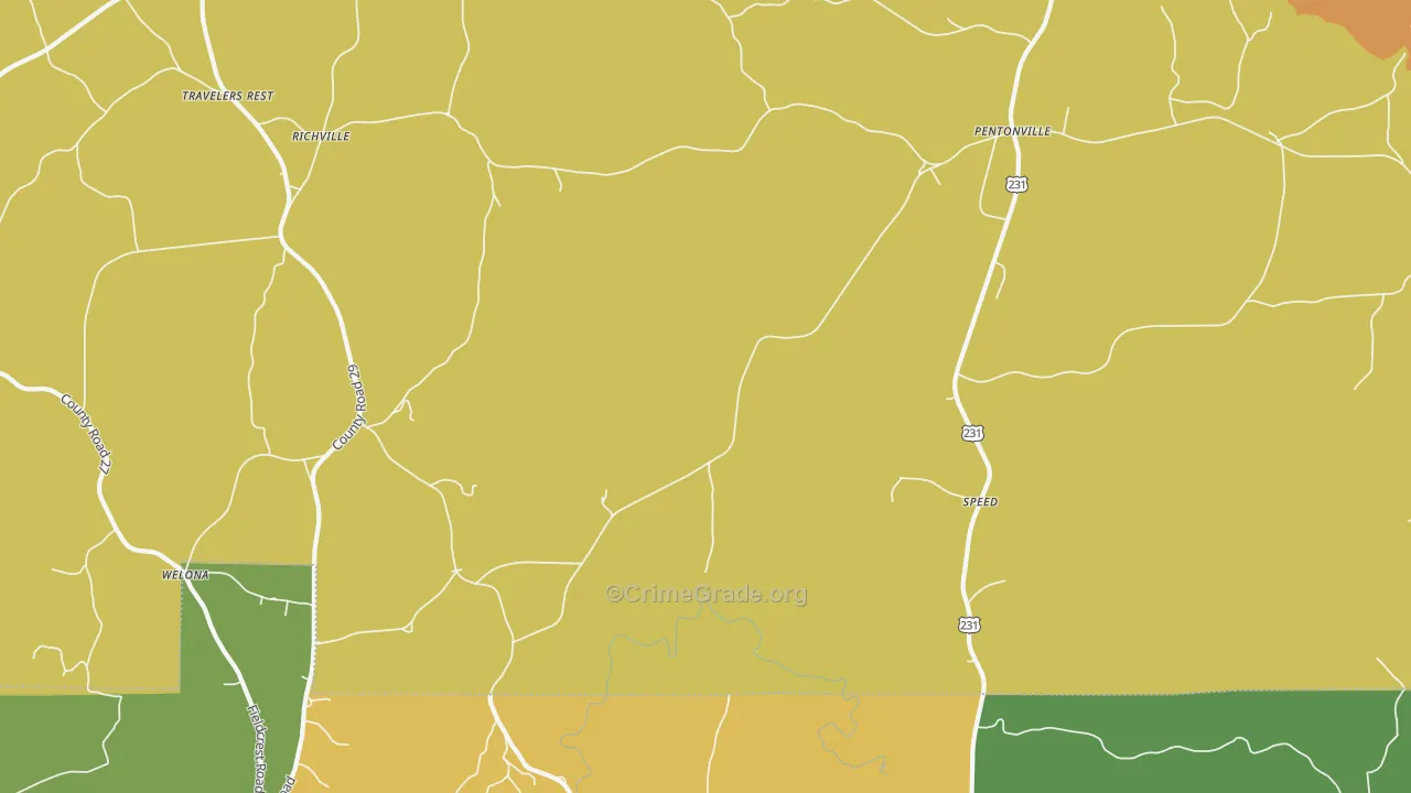 Speed, AL Map of Assault Rates