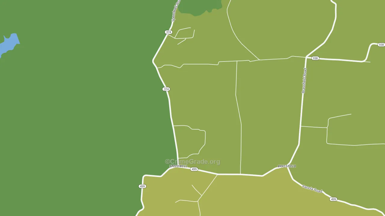 Speedwell, KY Map of Assault Rates